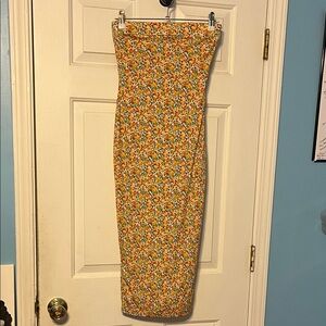 NWT Floral Print Women's tube dress